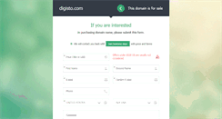 Desktop Screenshot of digisto.com