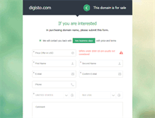 Tablet Screenshot of digisto.com